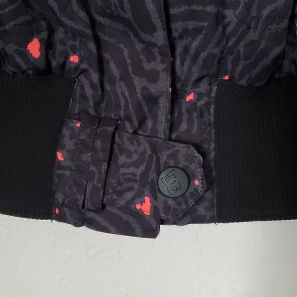 DC Squad 10K Women's Snow Jacket in Black & Orange - Picture 6 of 16